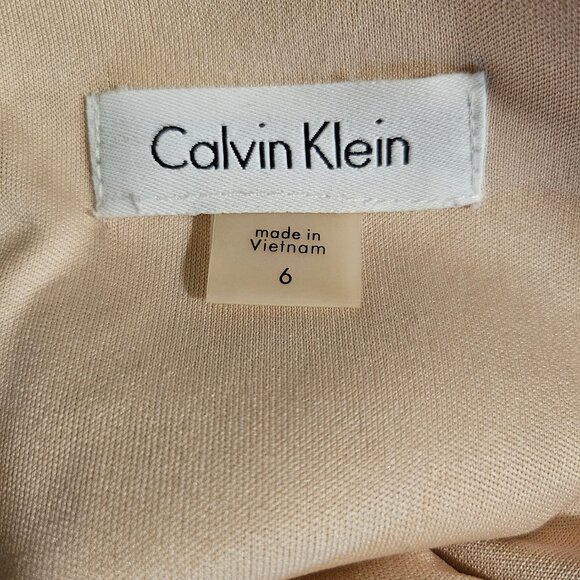 Calvin Klein Light Pink Shift Dress - Size 6 Small - Picture 5 of 7